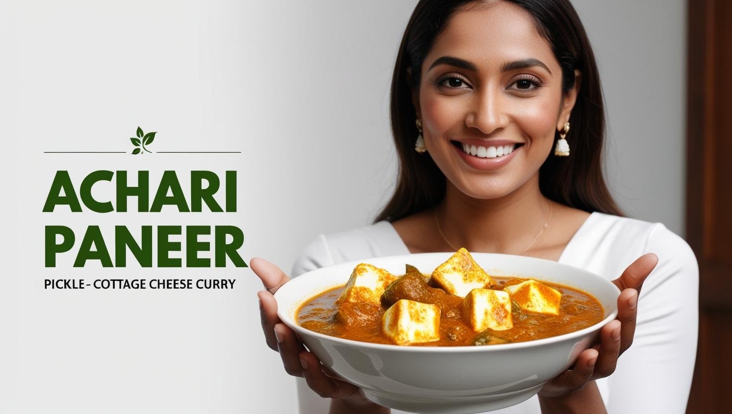 Achari Paneer (Pickle-Flavoured Cottage Cheese Curry)