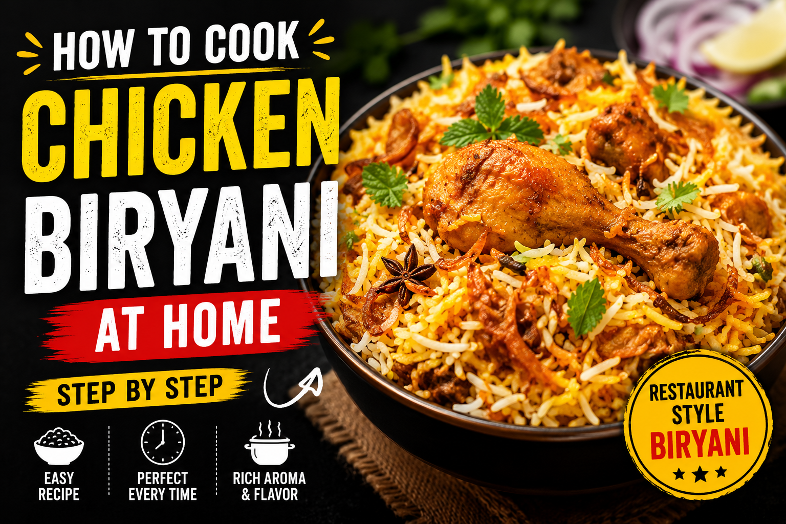 How to Cook Chicken Biryani